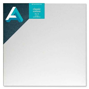 Art Alternatives Classic Cotton Stretched Canvas, Studio, .75 in Profile, 8 in x 8 in