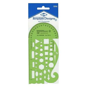 ALVIN, TD116, General Purpose Template, Mapping Symbols, Ideal for Planning and Drafting