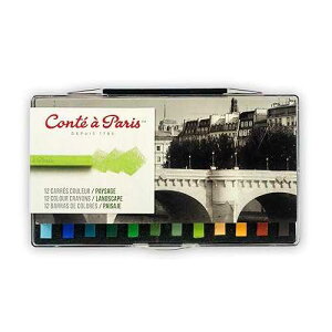 Conte a Paris Conte Crayon 12 Assorted Landscape Set