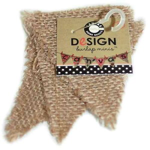 Canvas Corp �y�C���g�\�ȉ����z�̌`��: �~�j�O�p�` Canvas Corp Paintable Burlap Shapes: Mini Triangles