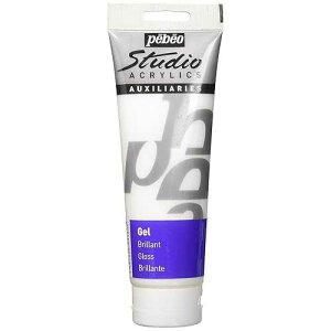 PEBEO Studio Acrylics Auxiliaries, Gloss Gel, 250 ml, 8.45 Fl Oz (Pack of 1)