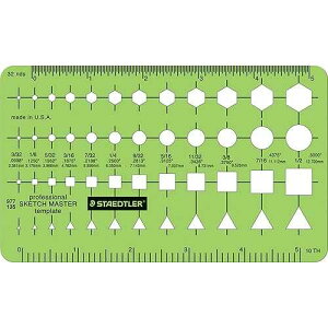 �X�e�b�h���[ Mars �e���v���[�g�A�X�P�b�` �}�X�^�[ Staedtler Mars Template, Sketch Master