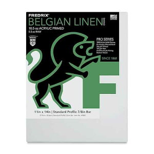 Fredrix Pro Belgian Linen Pre-Stretched Canvas 11 in. x 14 in. Each