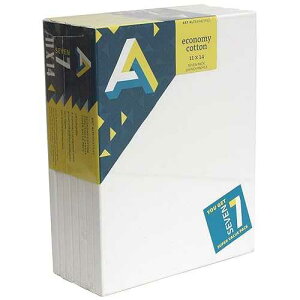 Art Alternatives �X�g���b�` �z���C�g �L�����o�X �X�[�p�[ �o�����[ �p�b�N - 11 x 14 �C���` - 7 ���p�b�N Art Alternatives stretched White Canvas Super Value Pack-11 x 14 inches-Pack of 7
