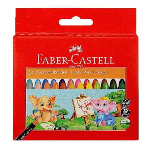Faber-Castell Faber Castell Jumbo Wax Crayons - 24 Shades