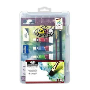 Royal & Langnickel ROYAL BRUSH Clearview Mini Art Set-Watercolor 12pc, Assorted