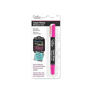 Multicraft Imports Chalk Writer, Mess Free, Wet-erasable marker for many surfaces - Amazing Vibrant Color, Neon Pink