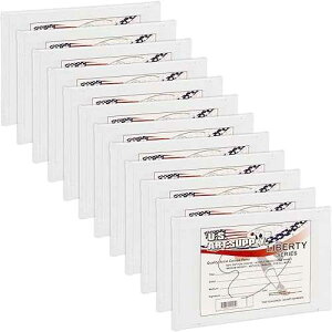 U.S. Art Supply 3 X 5 Inch Art Canvas Board Panels 12 Pack - 8 Ounce Heavyweight Cotton Acid Free Canvases for ting Acrylics and Watercolor (1 Case of 12 Single Canvas ting Panels)