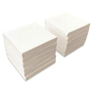 LWR CRAFTS �~�j�X�g���b�`�L�����o�X 3�C���` x 3�C���` 12�p�b�N LWR CRAFTS Mini Stretched Canvas 3 X 3 Pack of 12