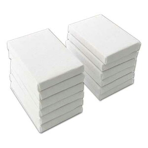LWR CRAFTS �~�j�X�g���b�`�L�����o�X 2�C���` x 3�C���` 12�p�b�N LWR CRAFTS Mini Stretched Canvas 2 X 3 Pack of 12