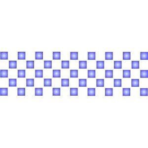 Lassos Boutique Check Stencil, 13.5 x 4.5 inch - Check Pattern Border Stencils by CRAFT KREATIVELY