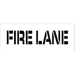 National Marker Corp. PMS41 �X�e���V���A���ԏ�A���h�Ԑ��A4 �C���` X 22 �C���` NMC National Marker Corp. PMS41 Stencil, Parking Lot, Fire Lane, 4 Inch X 22 Inch