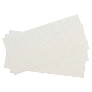 Westcott Letter Craft ���O���\�ȃr�j�[�����^�����O�A�r�玆�A1�C���`�A�z���C�g (15822-001) Westcott Letter Craft Removable Vinyl Lettering, Parchment, 1, White (15822-001)