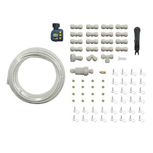 Starmist 483012L �v���~�A�� �f���b�N�X �~�X�g �L�b�g �^�C�}�[�t���A40 �t�B�[�g Starmist 483012L Premium Deluxe Misting Kit with Timer, 40'