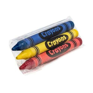 AmerCare CiboWares 3-Pack Cello Wrapped Crayons, Case of 720