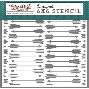Echo Park Paper Company OUB123035 Archery Arrow Stencil