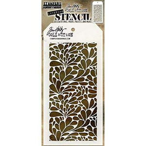 Stampers Anonymous Art Gone Wild Tim Holtz Splash Stencil, Synthetic Material, 28.4 x 11.4 x 0.1 cm