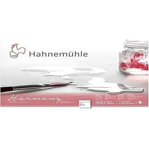Hahnemuhle Harmony Watercolour 300gsm Watercolor Block Fine Texture 7x10 12 fls.
