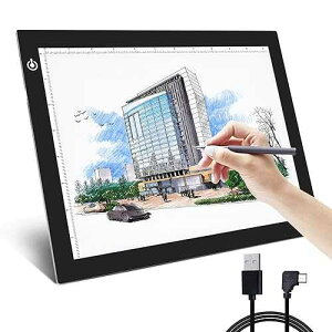 NXENTC A4 Tracing Light Pad, Ultra-Thin Tracing Light Box USB Power Artcraft Tracing Light Table for Artists, Drawing, Sketching, Animation