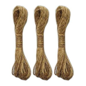 LWR CRAFTS Jute Cord 1.5mm 45ft/Pack (Pack of 3)