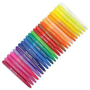 Cra-Z-Art CRA-Z-Gels ����t���c�C�X�g�A�b�v �N������ - 24 �� Cra-Z-Art CRA-Z-Gels Scented Twist-Up Crayons - 24 Count