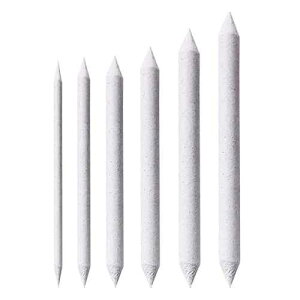 Clobeau Artist Blending Stump Pencil Drawing Blending Stick Smudging Stump Art Smudger Drawing Pastel Smudger Tortillon Stump Paper Stump Blending Charcoal Art Blenders Pencil Graphite Pencils 2 Sets 12PCS