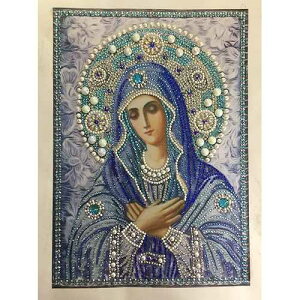 �_�C�������h�y�C���e�B���O DIY 5D ����`�󃉃C���X�g�[���AABEUTY ����}���A�J�g���b�N�A�����h�����N���X�^���_�C�������h�A�[�g�L�b�g Diamond Painting DIY 5D Special Shape Rhinestones, ABEUTY Virgin M