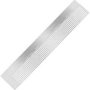 Whaline Diamond Drawing Ruler Mesh Grid Diamond Drawing Tool Stainless Steel Ruler with 520 Blank Grids for Round Full Drill & Partial Drill DIY Art Crafts
