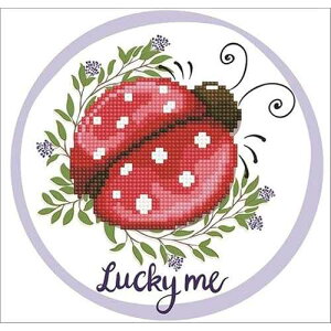 DIAMOND DOTZ Lucky Me Ladybug Diamond ting Kits for Adults - Diamond Art Kits a Relaxing Creative Craft Kit with Dotz Gems 9.1x9.4