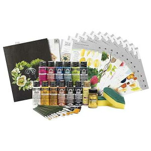 Plaid FolkArt One Stroke Wreath of the Month Paint Kit