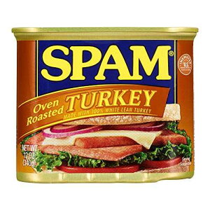 �X�p���I�[�u�����[�X�g�^�[�L�[�A12�I���X�ʁi6�p�b�N�j Spam Oven Roasted Turkey, 12 Ounce Can (Pack of 6)