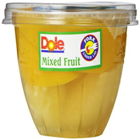 Dole フルーツボウル、100% ジュースのミックスフルーツ、7 オンスカップ (12 個パック) Dole Fruit Bowls, Mixed Fruit in 100% Juice, 7-Ounce Cups (Pack of 12)