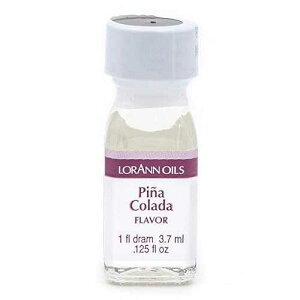 LorAnn Oils LorAnn Pina Colada SS Flavor, 1 dram bottle (.0125 fl oz - 3.7ml - 1 teaspoon)