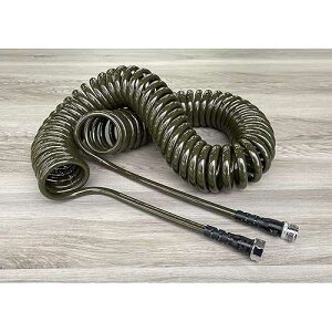WATERRIGHT Water Right 300 Series Polyurethane Coil Garden Hose, 50-Foot x 3/8-Inch, Olive