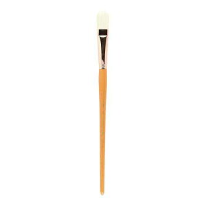 Princeton Refine Artist Brush, Brushes for Oil and Acrylic Paint, Series 5400 Natural Chunking Bristle, Filbert, Size 12