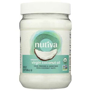 Nutiva �R�R�i�b�c�I�C�� �I�[�K�j�b�N �G�N�X�g���o�[�W���A54 �I���X Nutiva Coconut Oil Organic Extra Virgin, 54 Oz