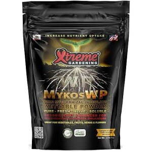 Xtreme Gardening Mykos WP Mycorrhizae Powder 2.2 lb Organic Mycorrhizae for Plants Mycorrhizal Fungi Root Stimulator for Plants Ideal for Seedlings, Transplants, Bare-Root Trees & Hydroponics