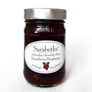 Sarabeth's Legendary �X�g���x���[ ���Y�x���[ �X�v���b�h�u�� �t���[�c - 9 �I���X Sarabeth's Legendary Strawberry Raspberry Spreadable Fruit - 9 oz