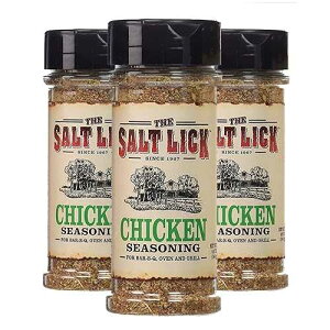 The Salt Lick Seasoning 4-5oz Bottle (Pack of 3) Select Flavor Below (Chicken 4oz)