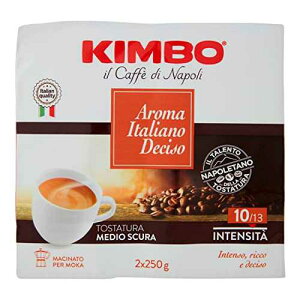 Kimbo: �uAroma Italiano Gusto Deciso�v (�u�C�^���A�̕����̋������v) ���[�X�g�҂��R�[�q�[ - 8.8 �I���X (250gr) �p�b�P�[�W (2 �p�b�N) [�C�^���A�A��] Kimbo: Aroma Italiano Gusto Deciso (Italian Flavour Strong Taste