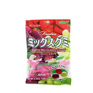 �t����~�b�N�X�O�~�L�����f�B 3.59�I���X (6�p�b�N) �t���䐻�� Kasugai Mix Gummy Candy 3.59oz (6 Pack)