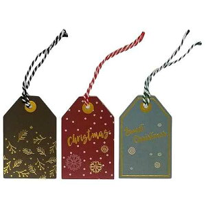 K-Kraft Kraft Tags for Gift Wrapping and Labeling (Vintage Xmas Tags)