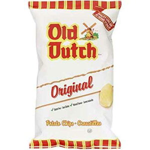 �I�[���h �_�b�` �I���W�i�� �|�e�g�`�b�v�X�A��� 1 �A{�J�i�_����A��} Old Dutch Foods Old Dutch Original Potato Chips, One Large Bag, (Imported from Canada)