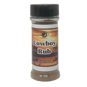 June Moon Spice Company Cowboy Rub Steak Dry Rub Seasoning | Large Shaker | Crafted in Small Batches | Premium | Savory Cowboy Rub Steak Dry Seasoning ? Bring the Taste of the West to Your Kitchen!