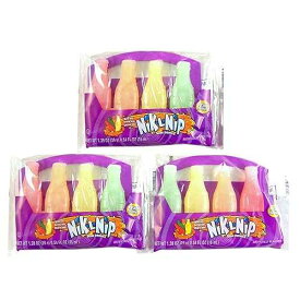 Nik-L-Nip Mini Drinks Candy, 1.39 Ounce, Pack of 3