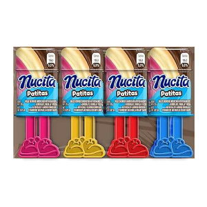 NUTRESA Nucita Patitas Candy Creamy Candy for Children Chocolate, Vanilla & Strawberry Flavors 5.3 Ounce (Pack of 1)