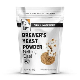 It's Just! It's Just - Brewers Yeast Powder, Supports Lactation, Keto Baking, Sourdough Bread, Boost Mother's Milk, Make Lactation Cookies, 10oz