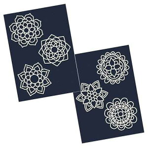 �}���_�� �Z�b�g 1 & 2 �X�e���V�� Clarity Stencils Mandalas Set 1 & 2 Stencils