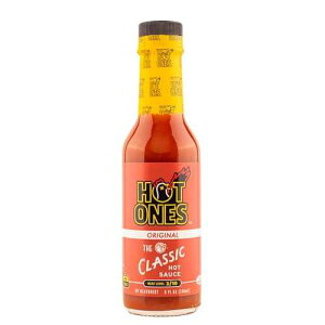 Hot Ones The Classic Hot Sauce Made With Natural Ingredients & Strong Flavors From Organic Chile De Arbol Peppers, 5 fl oz Bottle (1-Pack)