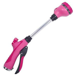 65103-AMZ Sprout 8-Pattern 15 Watering Wand and QuickConnect Product Adapter Amazon Bundle, Raspberry Red
